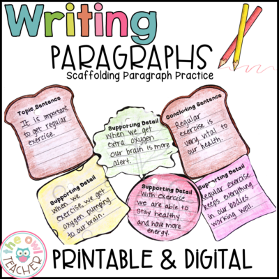 Paragraph Writing | How to Write a Paragraph | Printable & Digital ...