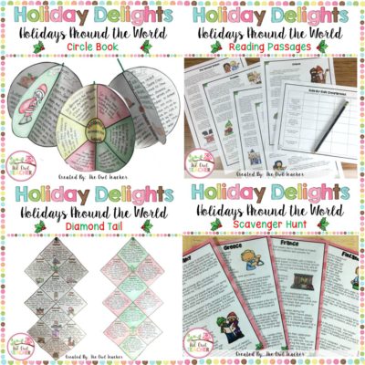 Are you teaching holidays around the world this Christmas season? Here are some teaching ideas to help you survive and engage your students all at the same time - and grab a freebie!