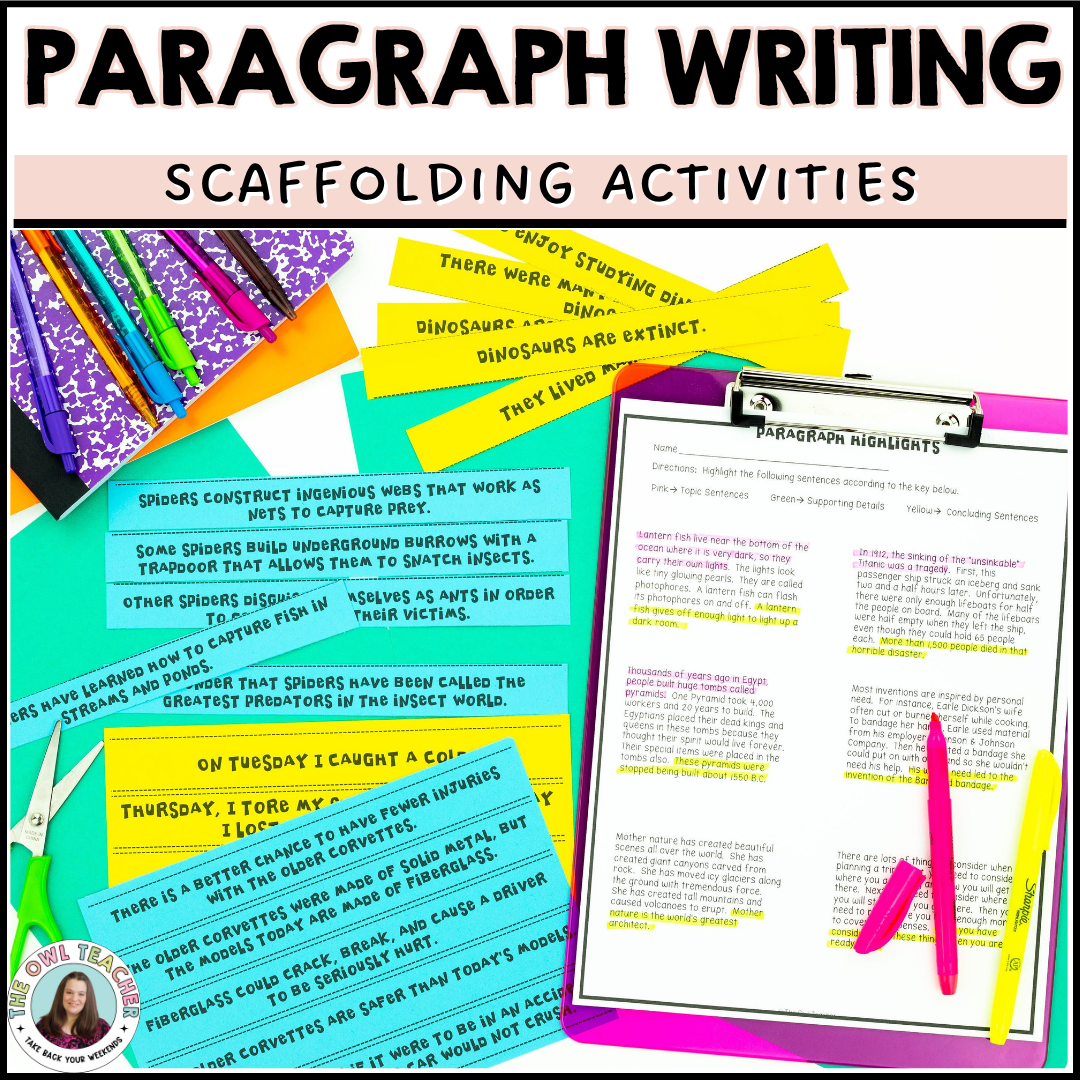 Paragraph Writing Practice: Topic Sentences, Supporting Details, and Conclusions
