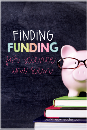 Are you tired of using your own money to fund science and STEM activities? Check out these 10 different ways that you can find funding for science and STEM to help you keep the engaging science experiments and keep your own money in your own pocket.