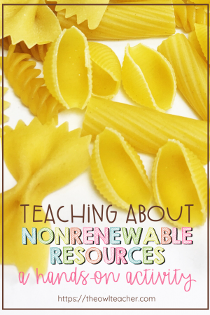 Help your students understand how nonrenewable resources do not last with this hands-on science activity that is perfect for any elementary teacher!