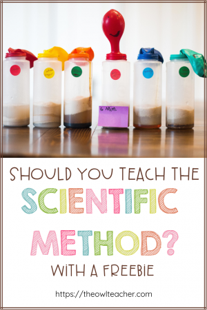 Should you teach the scientific method? Many classrooms across the country begin science by teaching the scientific method, but with NGSS having a strong emphasis on scientific inquiry, just where does this fit in? Check out this post and grab a freebie!