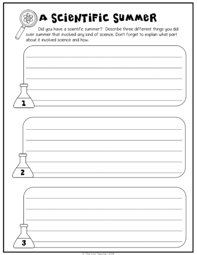 Beginning Of The Year Science Activities The Owl Teacher By Tammy DeShaw