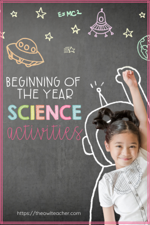 Check out these beginning of the year science activities to get you started this school year! This post has lots of science ideas and a freebie to engage your students this year!