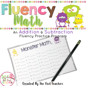 Addition and Subtraction Fact Fluency Practice