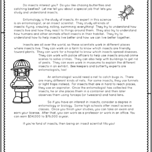 Science Careers Reading Pieces and Trading Cards Printable & Digital