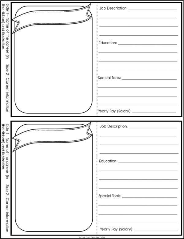 Science Careers Reading Pieces and Trading Cards Printable & Digital ...