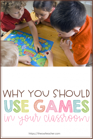 Do you think games are time-consuming or too competitive? This post helps you understand all the reasons why you should be using games in your elementary classroom- including one that will surprise you.