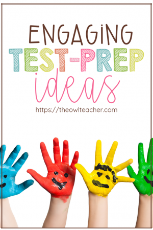 If you have to do test prep, why not find a way to make sure it's engaging? This post helps your students review material before that all important test in ways that are motivating and engaging. Check out these test prep ideas.