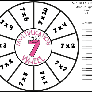 Multiplication Practice – Multiplication Wheels