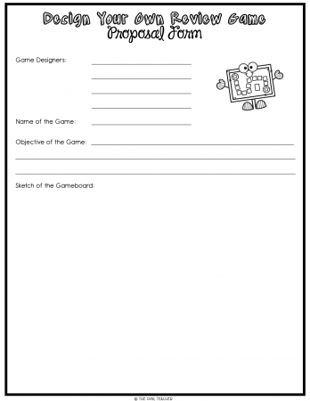 Engage your students at the end of the year with this review and practice activity where students design their own game! Grab a freebie and get started!