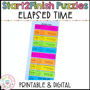 Elapsed Time Start2Finish Puzzles Printable & Digital (Google)