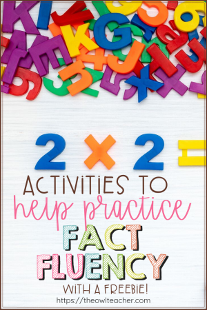 Do you need activities to help your students practice fact fluency? Check out these math ideas to get you started with teaching multiplication!