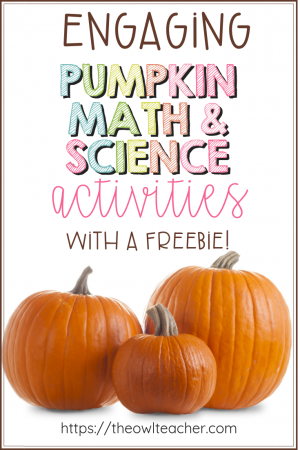 Check out these engaging math and science pumpkin activities that will engage your students and save you time lesson planning for the fall or Halloween! Plus, grab a FREEBIE!