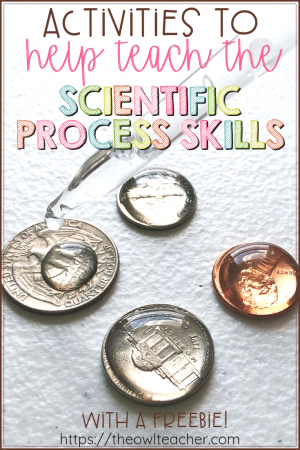 When teaching the scientific method, it's important that you also teach the scientific process skills. Check out these science activities to help you get started and grab a freebie!