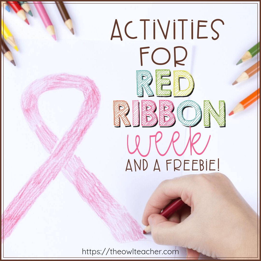 Are you looking for some activities for Red Ribbon Week? Check out this blog post where I help you teach strategies for peer pressure and provide engaging activities for teaching about drugs, alcohol and smoking to upper elementary students.