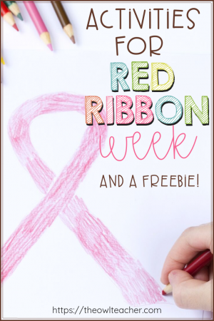 red ribbon week banner ideas