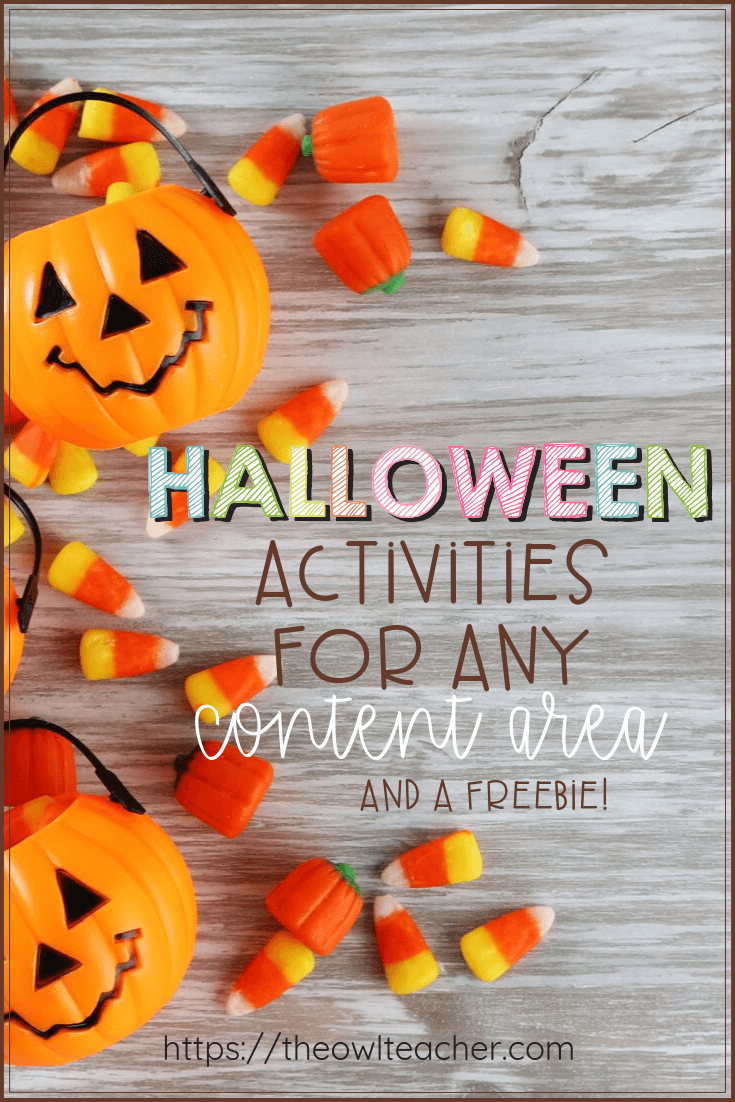 If you are looking for some teaching ideas for Halloween, look no further! I have you covered in ALL content areas with Halloween ideas that are both engaging and educational - plus grab a freebie! via @deshawtammygmail.com