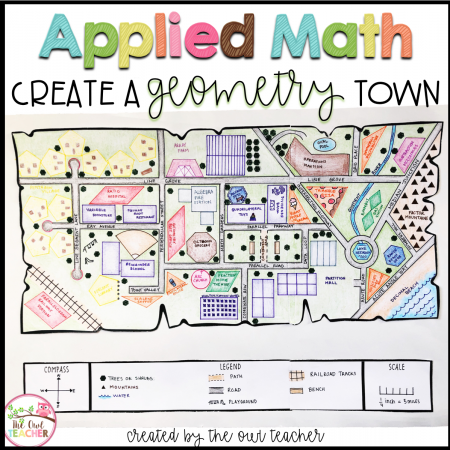 Have your students demonstrate their understanding of many different math concepts while designing a map of their own town! This hands-on math activity is a project that will definitely engage your students.