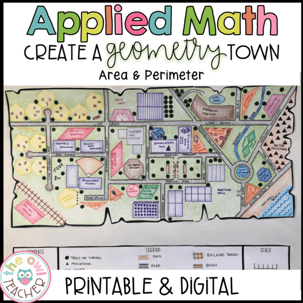 Geometry Town Project Based Learning Printable & Digital (Google) - The ...