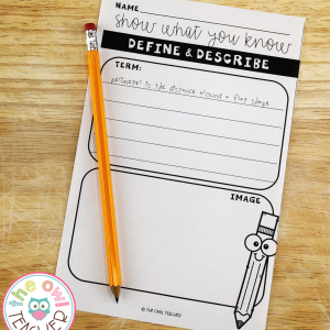 Math Journal Writing Response Printable & Digital (Google)