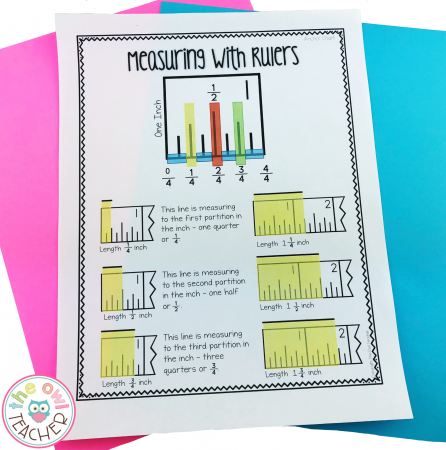 When teaching measurement, it's important we give students practice with increments on the ruler.