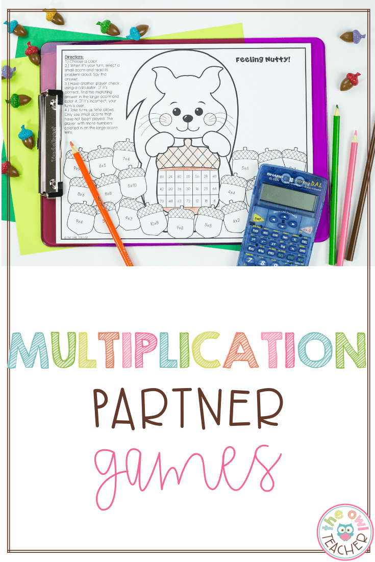 Multiplication Practice Partner Games via @deshawtammygmail.com