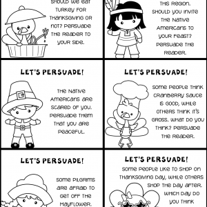 Persuasive Thanksgiving Writing