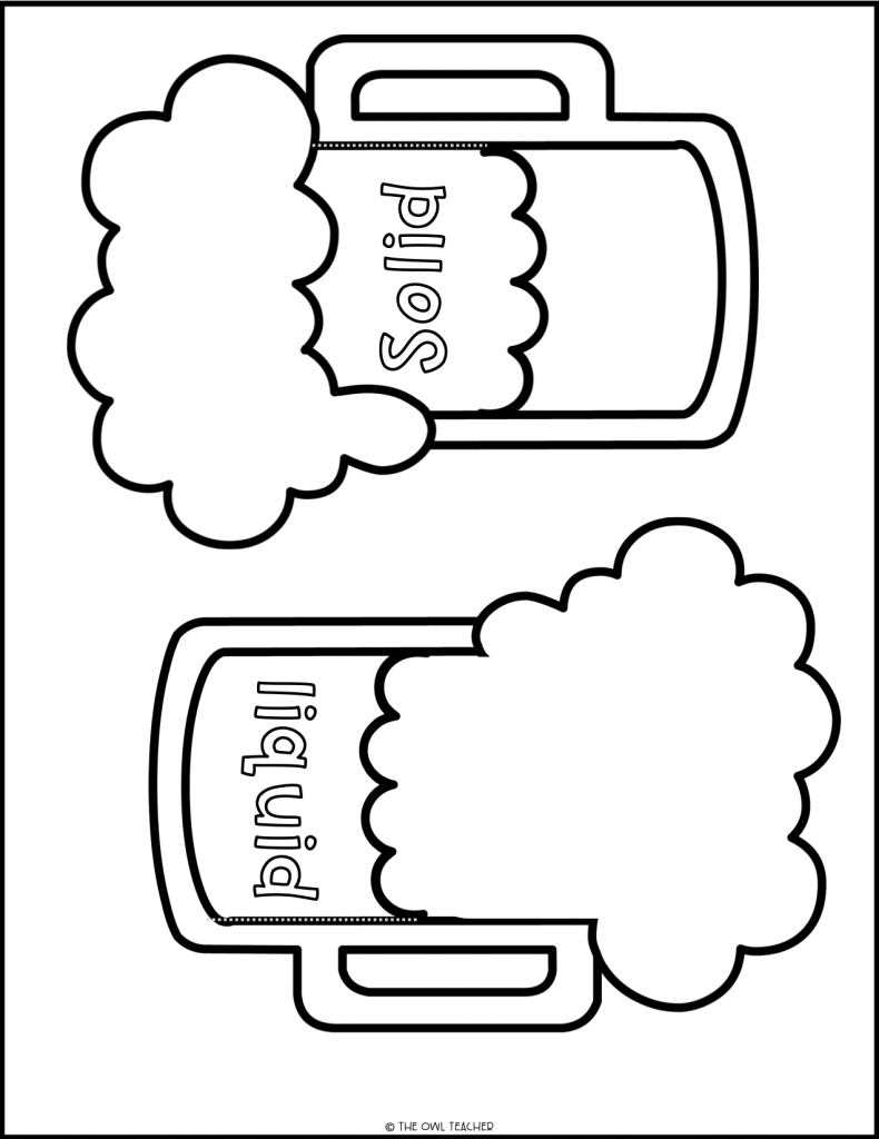 States Of Matter Solid Liquid Gas Craftivity The Owl Teacher