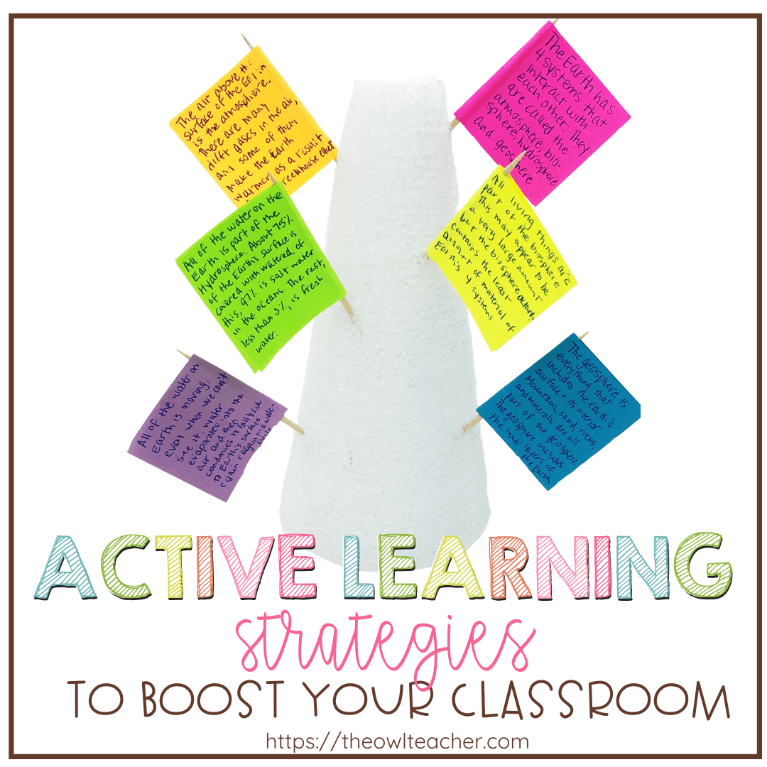 Active learning strategies are the perfect solution for taking your students from a passive state to an active state that involves higher-order thinking skills. These instructional tactics have proven to impact student achievement, enrich instruction, and engage their thinking processes. Check out this blog post with ideas to get you started!