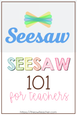 Seesaw is a fantastic online tool for teachers, parents, and students! This post walks you through how to get started and to use it in your classroom!