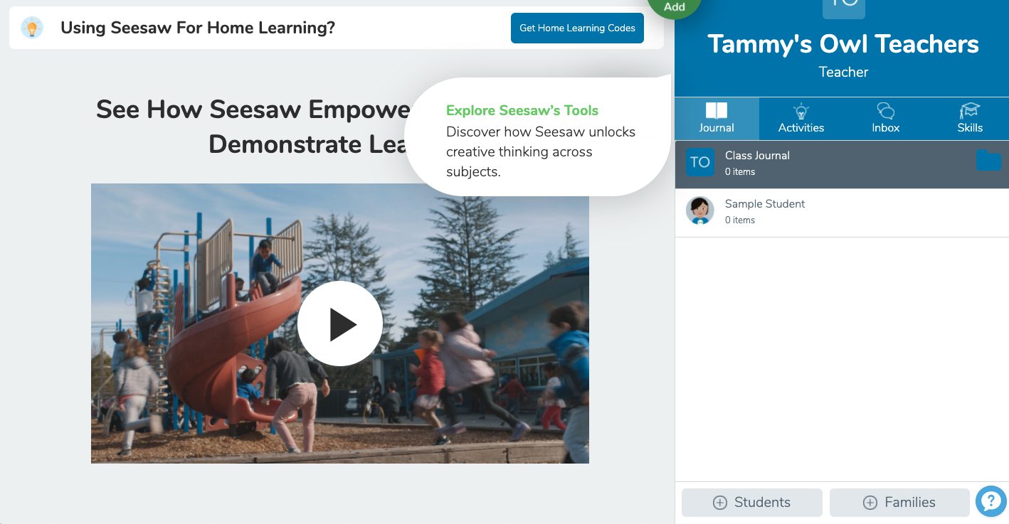 seesaw presentation for teachers