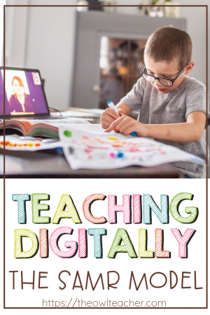 Incorporating technology has always been a part of our teaching, but now with distance learning and teaching digitally, we have to incorporate more than ever! Learn about the SAMR model and how it affects online learning and the technology you use in the online classroom!