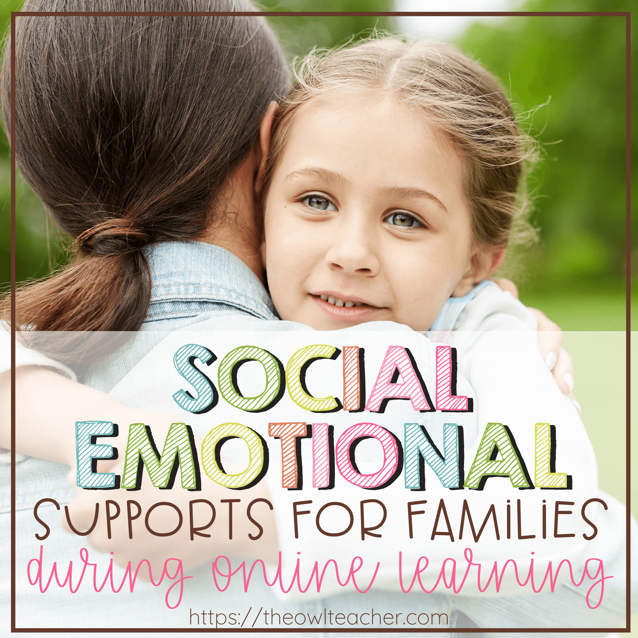 Right now during distance learning or a hybrid teaching approach, families need some social-emotional supports to help them. This post provides a few tips to help you with online teaching and providing those supports.