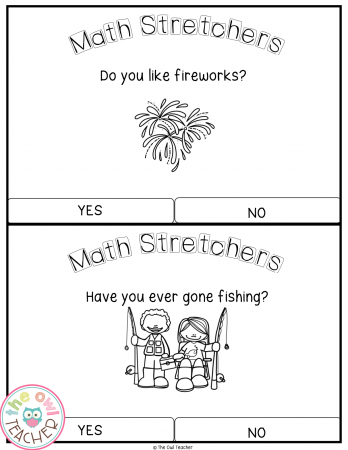 Math stretchers are an engaging math opening that warms up your students' brains and reviews important math concepts just before math workshop!