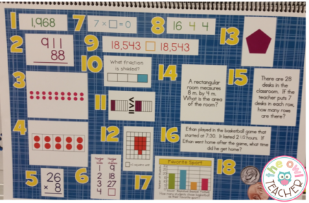 Mountain Math is an example of a great math opening that can help your math workshop be successful, quick and easy!