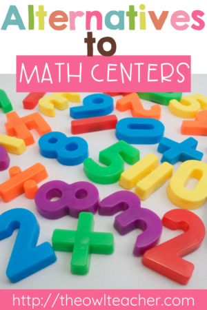 If you're looking for some alternatives to math centers during your guided math time, check out these three ideas that are simple but quick! They will engage your students and help you differentiate! It's perfect for math workshop! Save this pin and click through to read more.