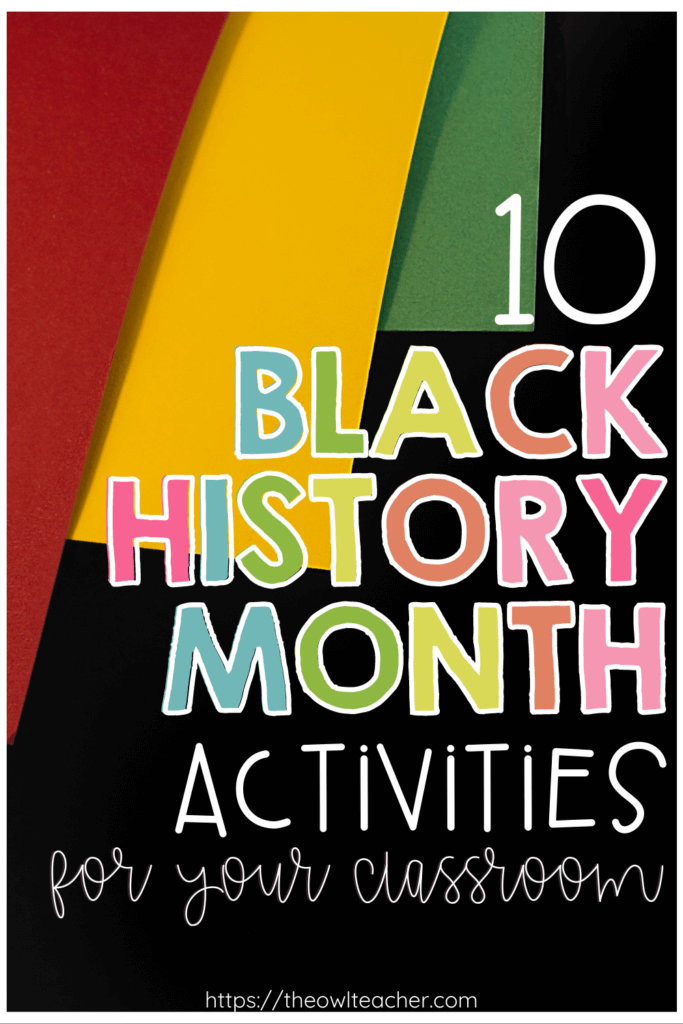 Are you looking for some Black History Month activities beyond just reading passages for your upper elementary students? Check out these Black History Month ideas for 3rd grade, 4th grade, and 5th grade that will engage your students and help show what they learned. Plus grab a freebie!