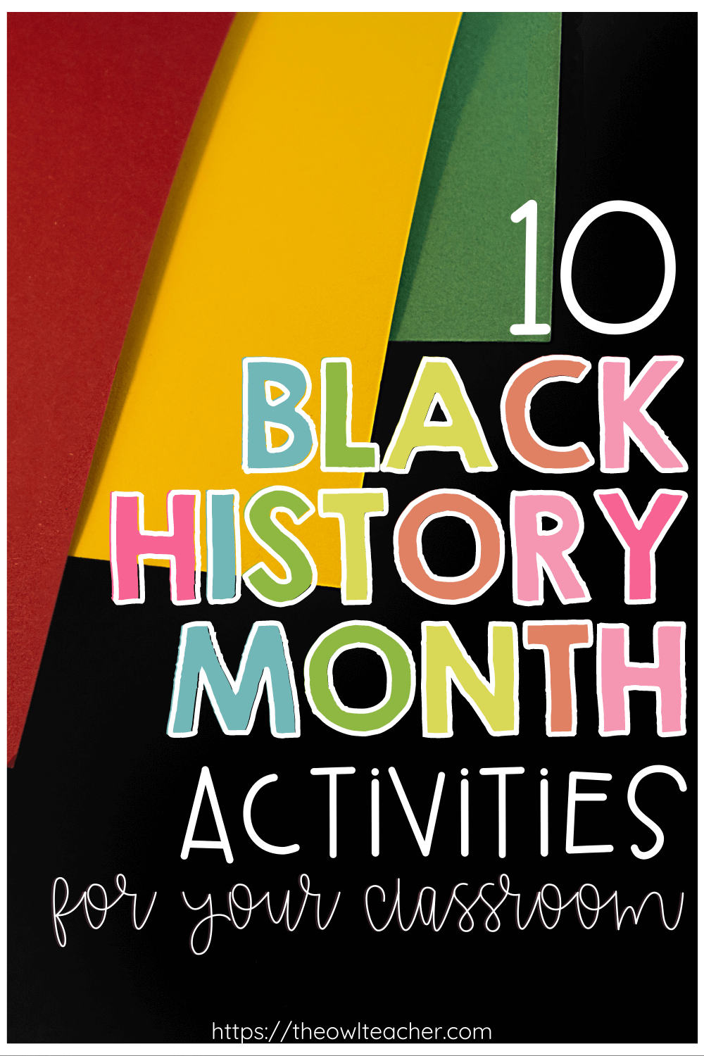 black history month poster project