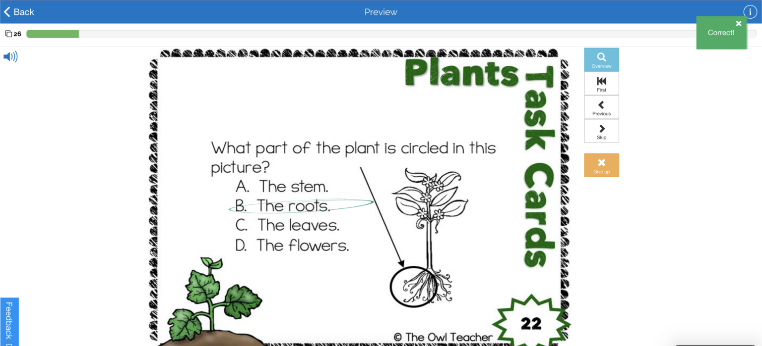 Plant Boom Cards | Plant Task Boom Cards - The Owl Teacher