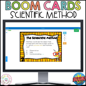 Scientific Method Boom Cards | Scientific Method Task Boom Cards