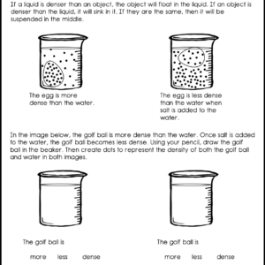 Understanding Density Craftivity