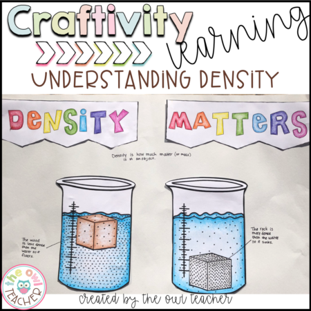 Understanding Density Craftivity - The Owl Teacher