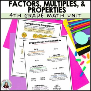 examples of factors, multiples and properties activities