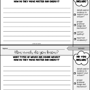 Science Writing Prompts for the Entire Year BUNDLE