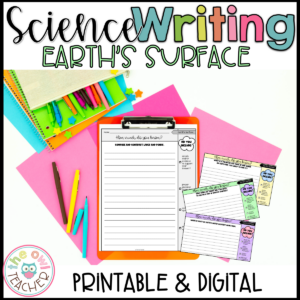 Earth’s Surface Science Writing Prompts
