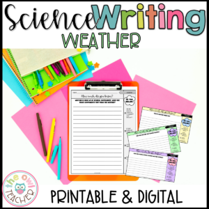 Weather Science Writing Prompts