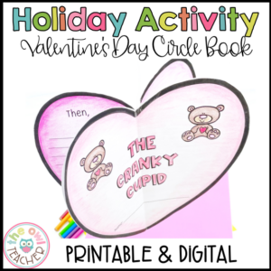 Valentine’s Day Narrative Writing, Sequence Writing, Transitions in Writing