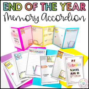 End of the Year Activity | End of the Year Memory Accordion Book
