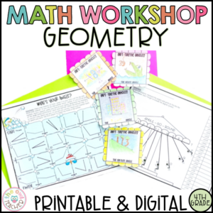 4th Grade Geometry Worksheets, Lesson Plans, Activities, Guided Math Workshop